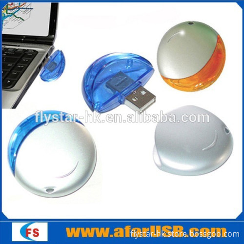 Most popular round custom logo usb stick memory factory price custom usb flash drive with high qulity